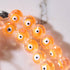 Orange | 925er Sterlingsilber | Armband mit bösem Blick aus Kristall